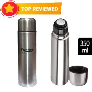 Prestige   Stainless Steel Vacuum Flask For Hot And Cold Water Tea Coffee
