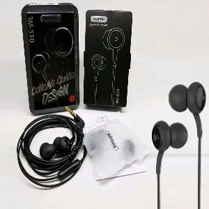 REMAX RM-510 High Performance Earphones REMAX RM 510 Wired Earphone Remax RM 510 Wired In-ear Stereo Music Headset with Mic wire control function