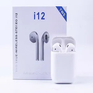 i12 TWS Bluetooth 5.0 Earbuds with Charging Case