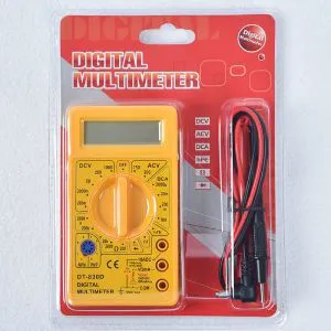 DT830 is a Digital Multimeter - Yellow