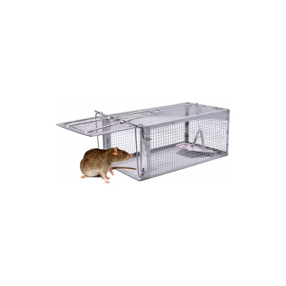 Quality Rat Trap, Humane Live Animal Mouse Cage Traps, Catch and Release Mice, Rats,Chipmunk, Pests, Rodents and Similar Sized Pests for Indoor and Ou