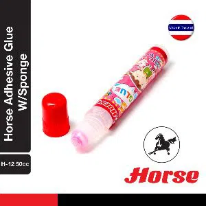 Horse Adhesive Glue W/Sponge (RED) 50cc H-12