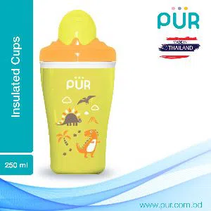PUR Insulated Drinking Cup (LEMON) 8oz. / 250ml. - (9009)