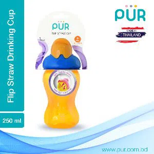 pur-flip-flap-straw-cup-8oz-250ml-orange-9005
