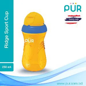 Pur Ridge Sport Cup (Yellow & Blue) 250ml. - (5507)