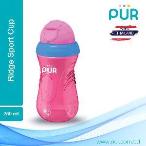 Pur Ridge Sport Cup (Pink & Blue) 250ml. - (5507)