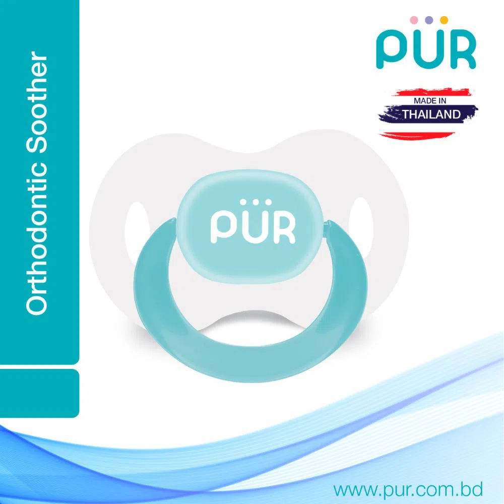 Pur Orthodontic Silicone Soother (Paste) (3m+) - (14017) - M