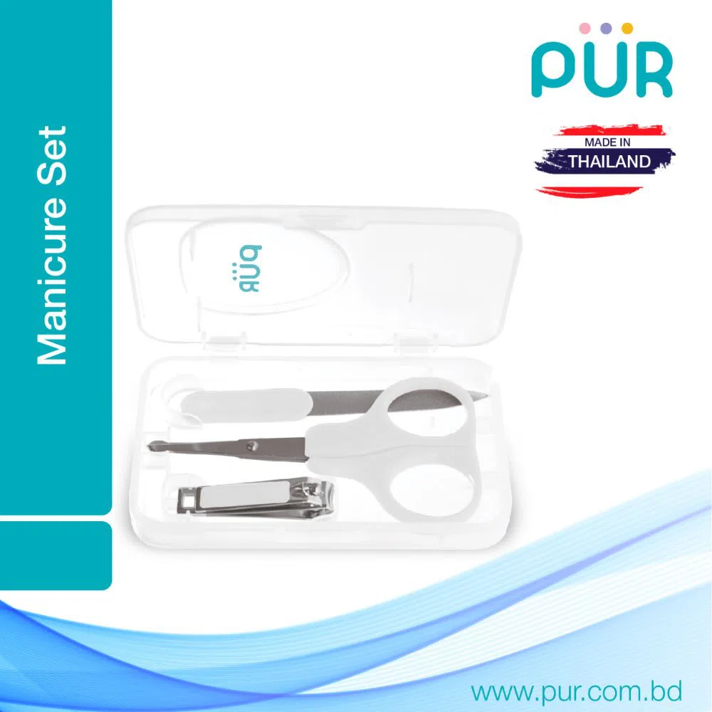 Pur Manicure Set (White) - (6508) - M