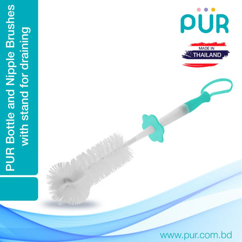 PUR Bottle and Nipple Cleaning Brushes (Paste) - (6101) - M