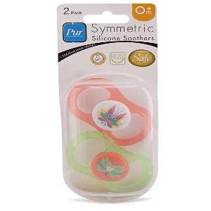 PUR Silicone Soothers (2pc) - (4034) - 0m