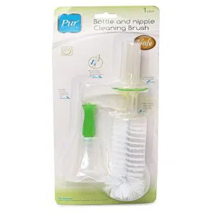 PUR Bottle & Nipple Cleaning Brush (Green) - (6101) - M