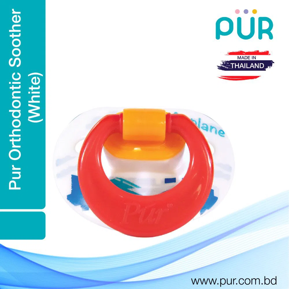 Pur Orthodontic Soother (White) - (14031) - 6m