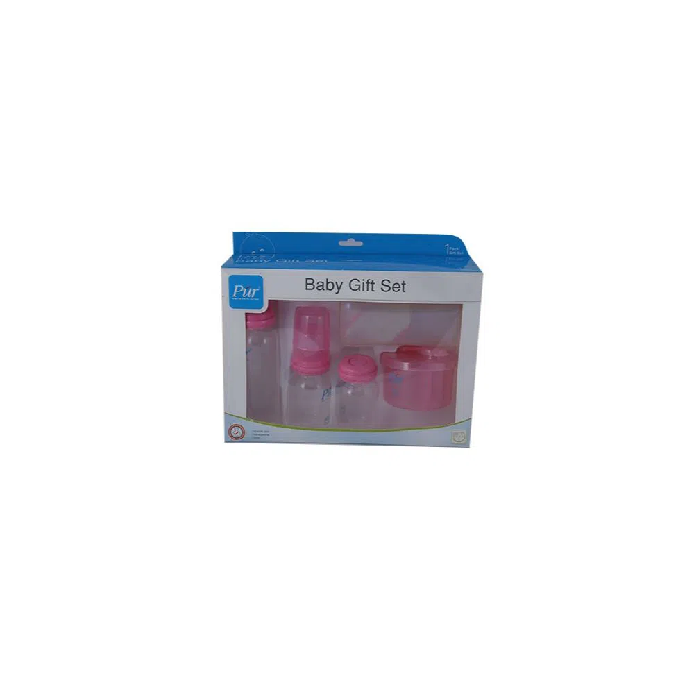 Pur Feeding Gift Set (7pc) (Pink) - (7004)