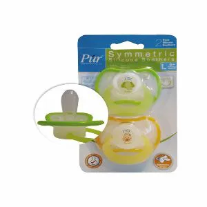 PUR Symmetric Soother 6m+ (2 Pack)  (4020)