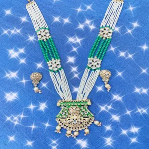 Indian Joypuri Necklace with Matching Earrings