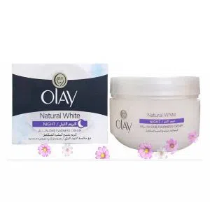 OLay Natural white all in One Fairness Night Cream 50g Thailand