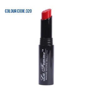LA Femme Super Matte Vitamin-E Lipstick Color England 320 (3.4 gm)