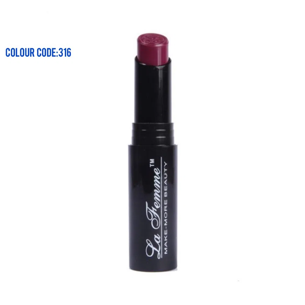 LA Femme Super Matte Vitamin-E Lipstick Color 316  England (3.4 gm)