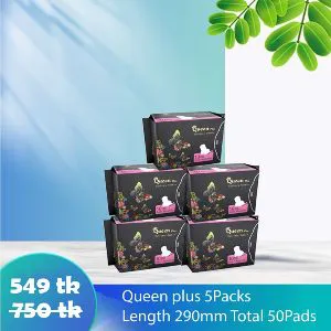 5 pcs Combo Collection Queen Plus Sanitary Napkin 