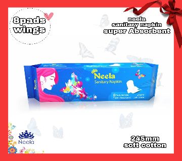 NEELA স্যানিটারি ন্যাপকিন  ৮ পিস 