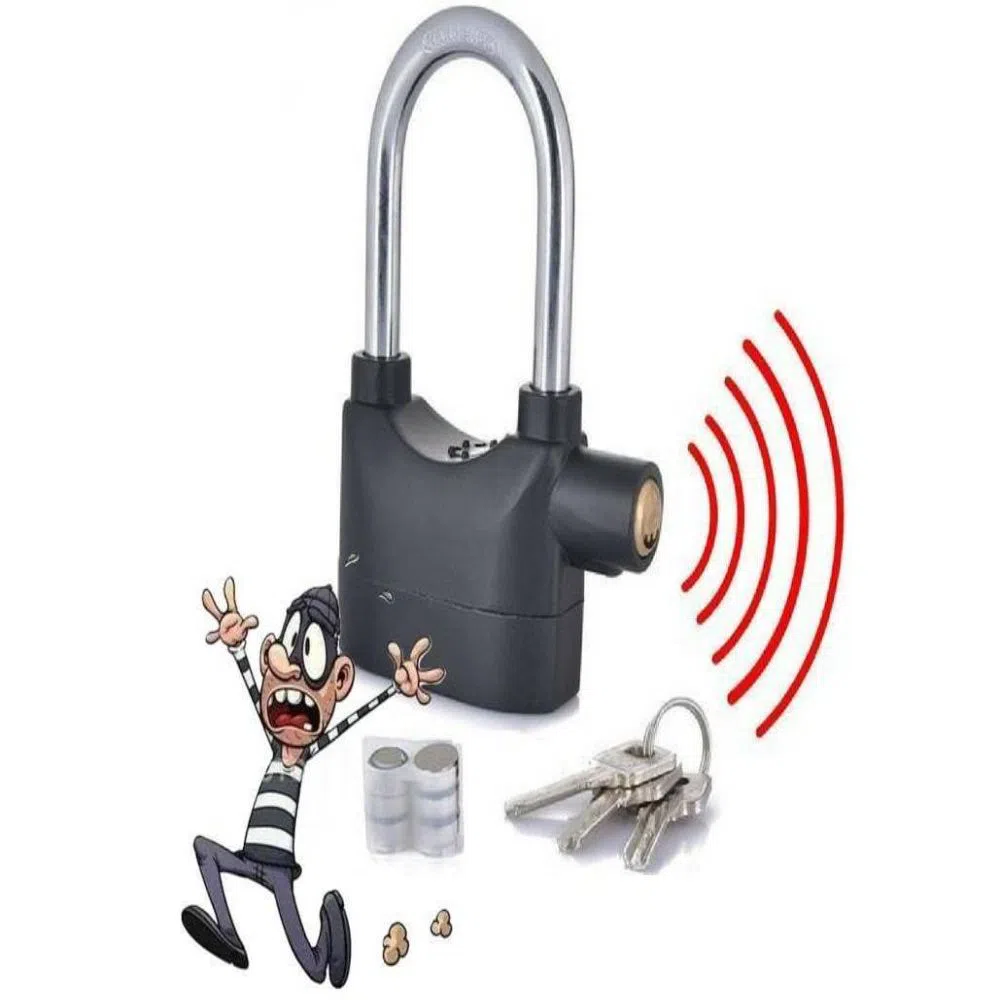 Bike alarm lock