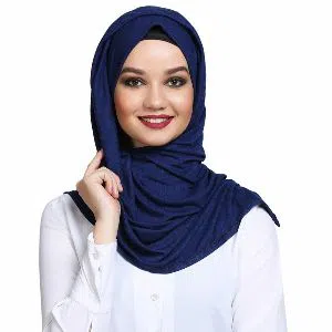 Chiffon georgette hijab - Blue