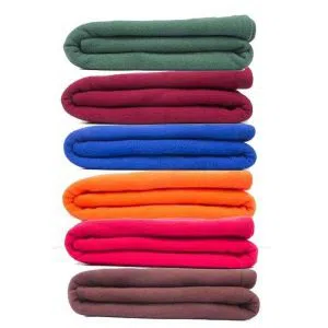 micro fiber bed blanket random color 1 pc