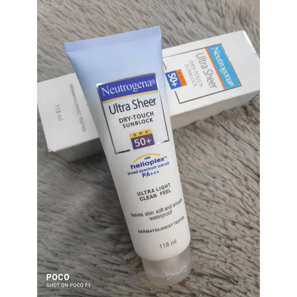 NEUTROGENA Ultra Sheer Dry-Touch Sunblock SPF 50+ (118ml) - Made In China