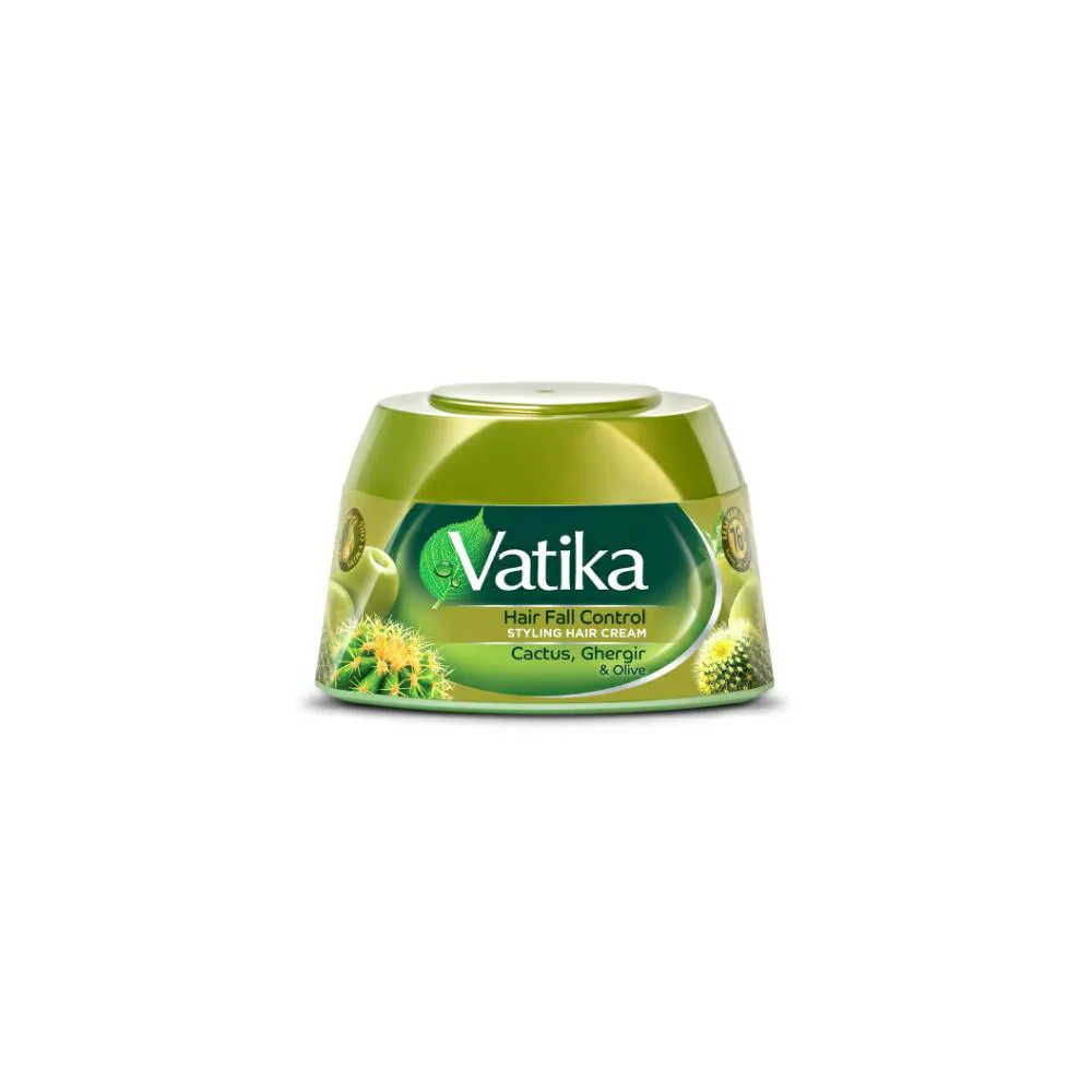 Vatika Hair Fall Control Styling Hair Cream 140ml (Made in UAE)