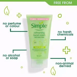 Simple Refreshing Facial Wash Gel-150ml UK