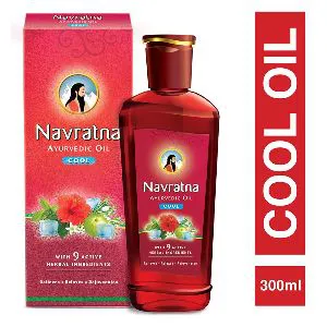 Navratna Ayurvedic Cool Hair Oil With-9 Harbal Ingredients (300ml) India