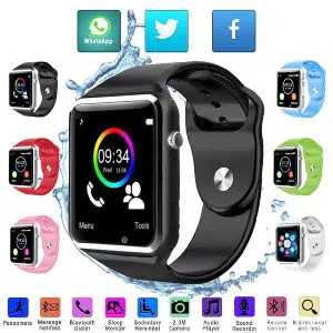 Mobile Smart Watch Sim SD Card Supported