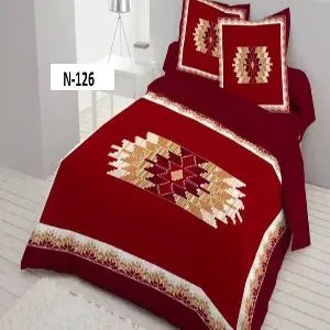 100% Cotton Bedsheet and Pillow Cover | N-126