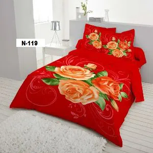 100% Cotton Bedsheet and Pillow Cover | N-119