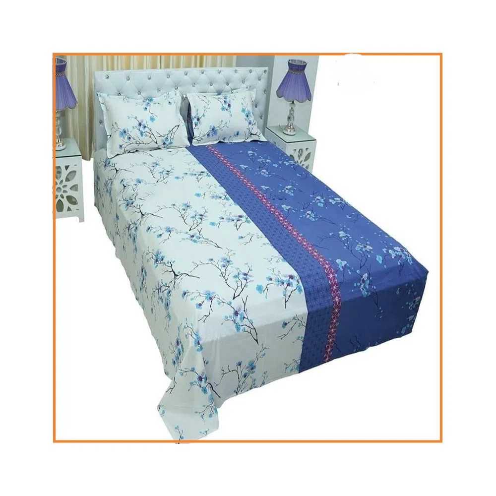 Classic Cotton King Size Bed Sheet Set | NB-04