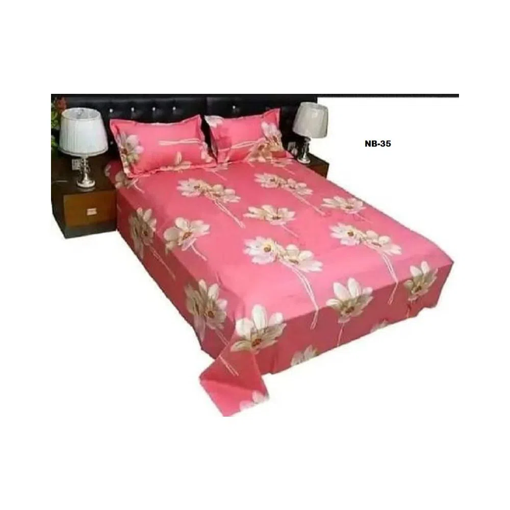 Classic Cotton King Size Bed Sheet Set | NB-35