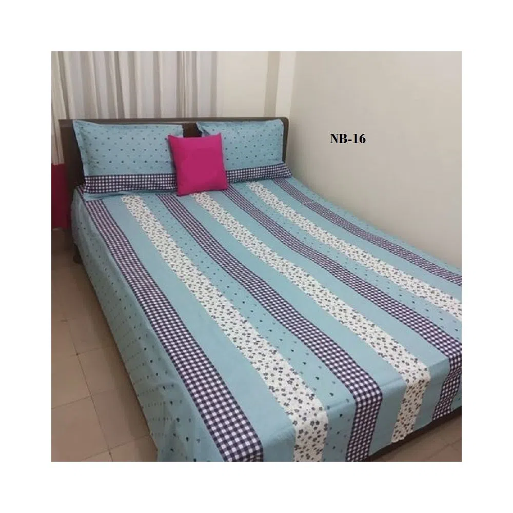 Classic Cotton King Size Bed Sheet Set | NB-16