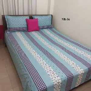 Classic Cotton King Size Bed Sheet Set | NB-16