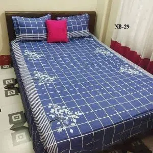 Classic Cotton King Size Bed Sheet Set | NB-29