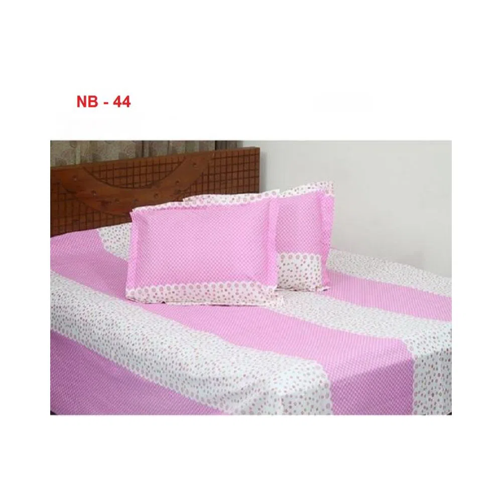 Classic Cotton King Size Bed Sheet Set | NB-44
