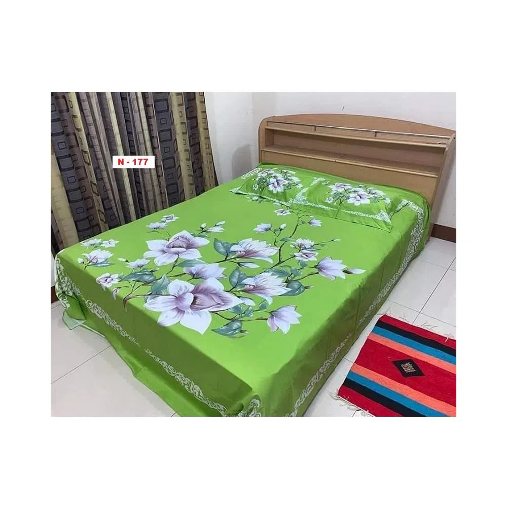 100% Cotton Bedsheet and Pillow Cover | N-177