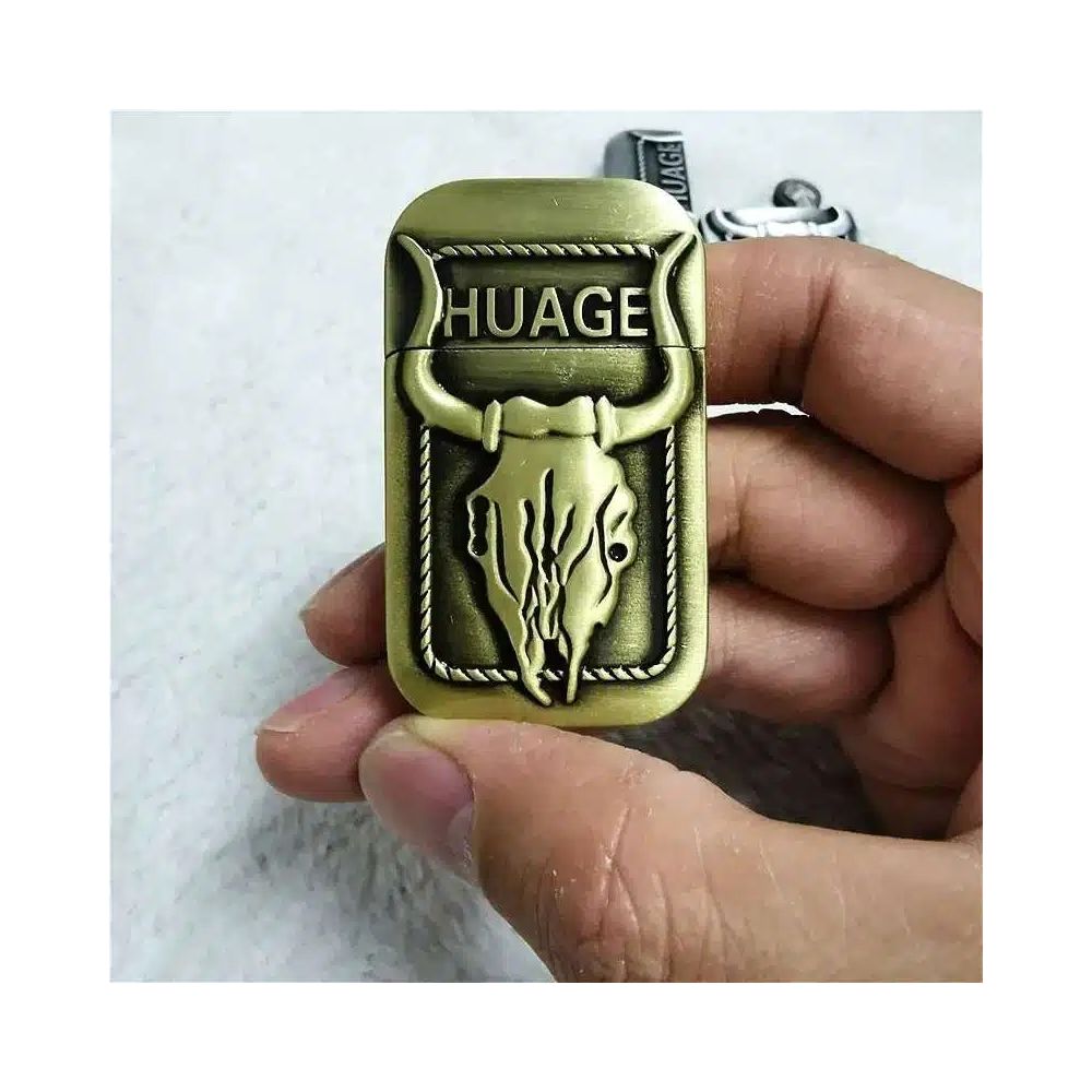 Huage Personalized Creative Bull Skull Windproof Lighter 