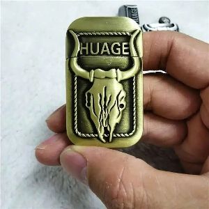 Huage Personalized Creative Bull Skull Windproof Lighter 