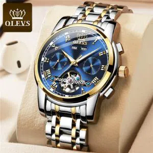 OLEVS 6607 Automatic Mechanical Multifunction With Waterproof Watch ,Brand: OLEVS