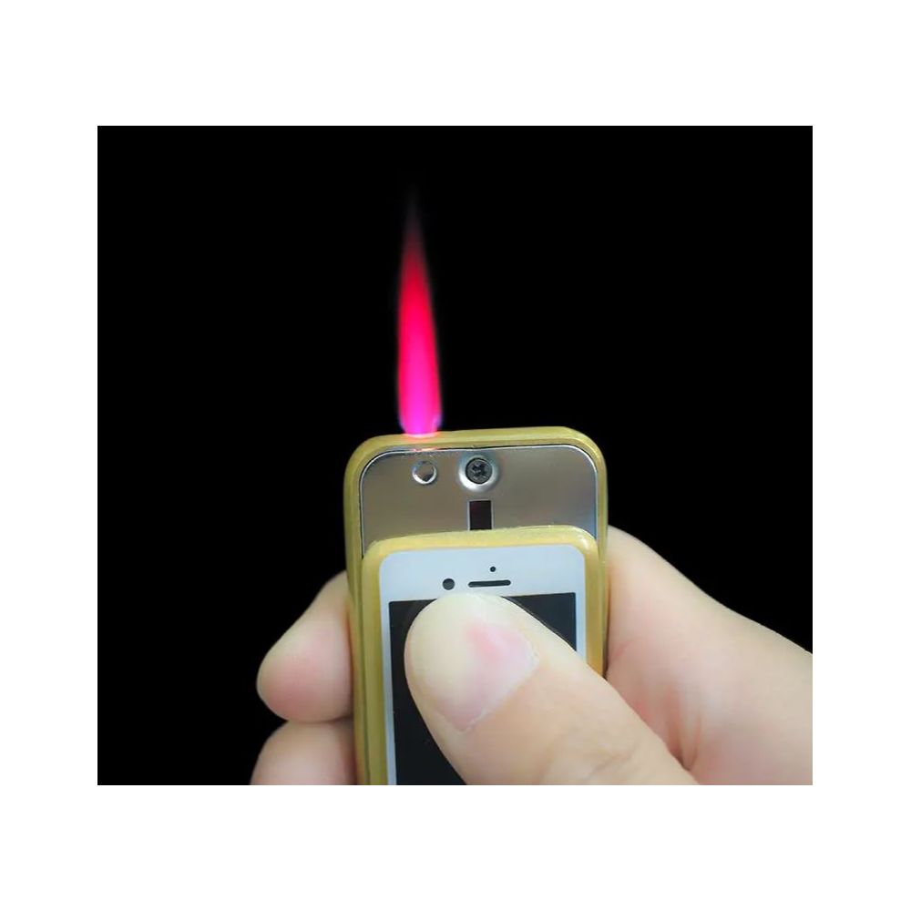 Mobile Phone Gas Lighter Iphone Shape Turbo Gas Jet Lighter