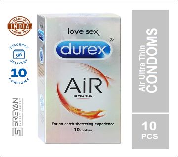 Durex Air Thin Ultra Love কনডম - 10Pcs Pack (India)