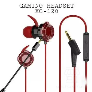 Mobile Gaming Headset with Mic XG-120 Wired In-Ear Earphone