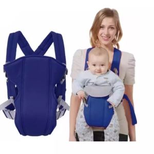 Best Quality Blue Stylish Baby Carrier - Comfortable Carrying Bag with Multiple Positions for Lying - Suitable for 6 Months to 2 Years Old Babies