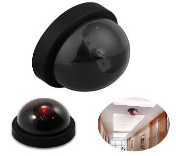 আউটডোর ওয়াটারপ্রুফ ইনফ্রারেড সিসিটিভি - Dummy Dome LED Surveillance Security Camera