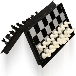 Pocket Magnetic Chessboard Game
